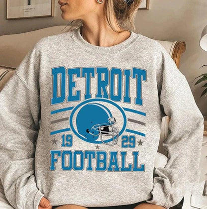 Retro Detroit Football Shirt, Vintage Detroit Football Shirt,Detroit Michigan Football Shirt, Sun Day Football,Detroit Football Women Shirt