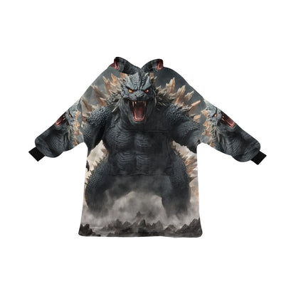 Kids Blanket Hoodie Godzilla Gojira Kaiju Blankets Art