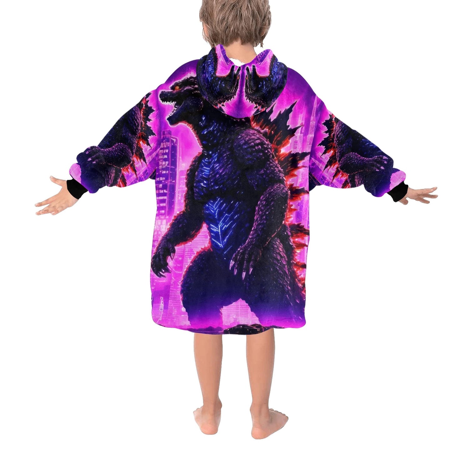 Kids Blanket Hoodie Godzilla Gojira Kaiju Blankets Art Comics
