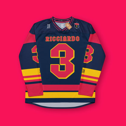 Unisex Oversized Racing Jersey – Lightweight Racing Hockey Jersey with Bold Number 3