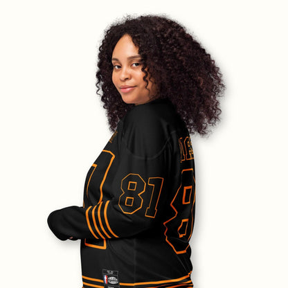 Unisex Oversized Racing Jersey – Lightweight Racing Streetwear Hockey Jersey with Bold Number 81