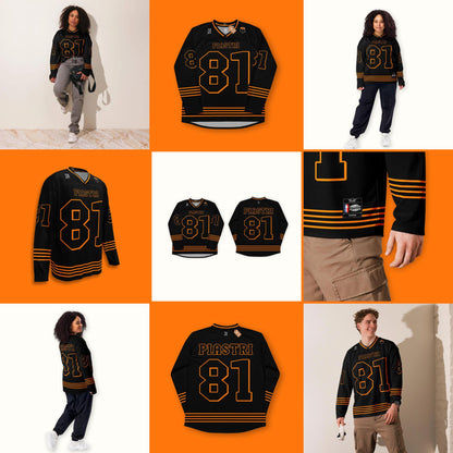 Unisex Oversized Racing Jersey – Lightweight Racing Streetwear Hockey Jersey with Bold Number 81