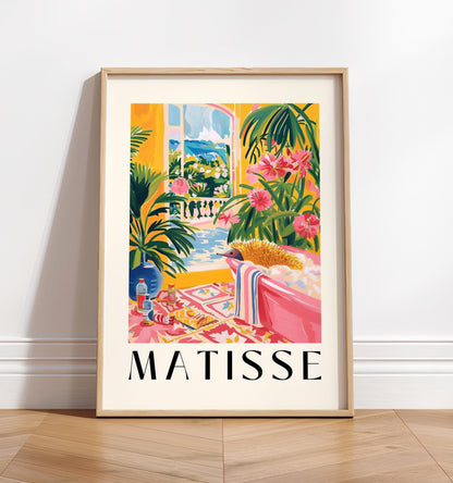 Echidna art print, Australian animal poster, Bathroom decor, Exotic tropical wall art inspired by Matisse