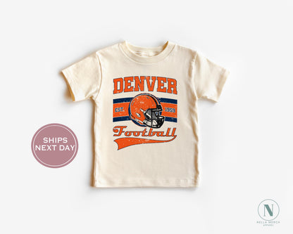 Denver Football Shirt, Retro Denver Football Shirt, Vintage Denver Women Shirt, Denver Toddler Shirt