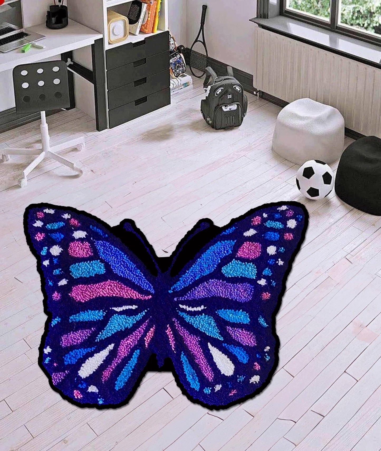 Black And White Butterfly,Blue Butterfly rug,Butterfly,Colorfull Butterfly rug,Flower Butterfly,Purple Butterfly,Butterfly Rug