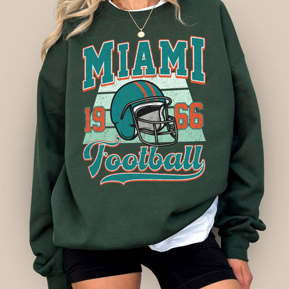 Miami Football Shirt, Miami Football Shirt, Miami Football Women Shirt, Miami Football Gift Shirt, Game Day Shirt.