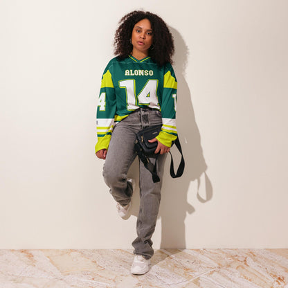 Bold Number 14 Oversized Racing Hockey Jersey – Lightweight Unisex Streetwear Jersey for Racing Fan