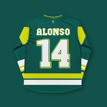 Bold Number 14 Oversized Racing Hockey Jersey – Lightweight Unisex Streetwear Jersey for Racing Fan