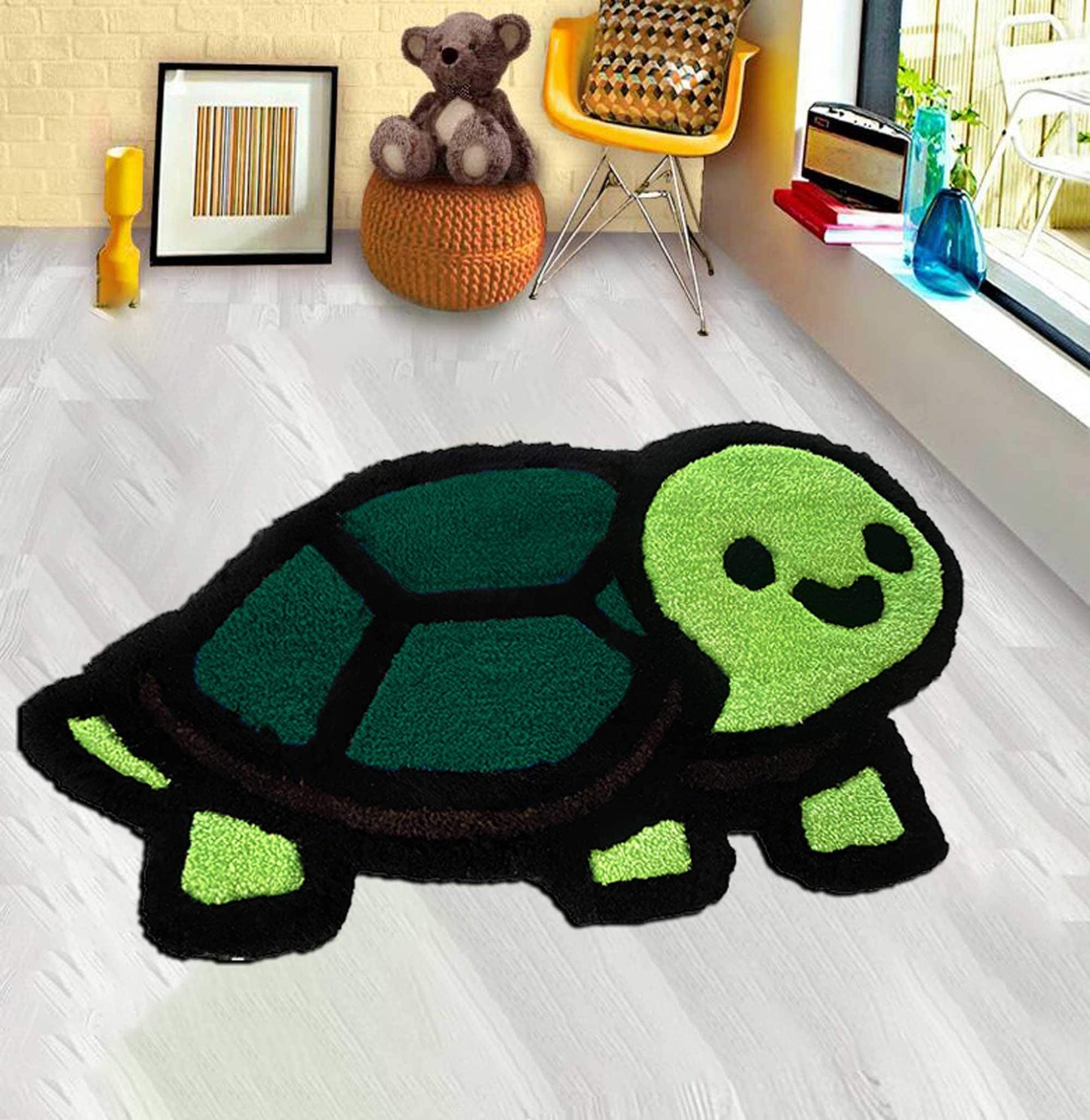 Turtle Nursery rug,custom rug,Fashion trendy turtle, Turtle Rug,Sea Turtle Rug,red turtle rug, blue turtle,kids room rug,turtle,Home Decor