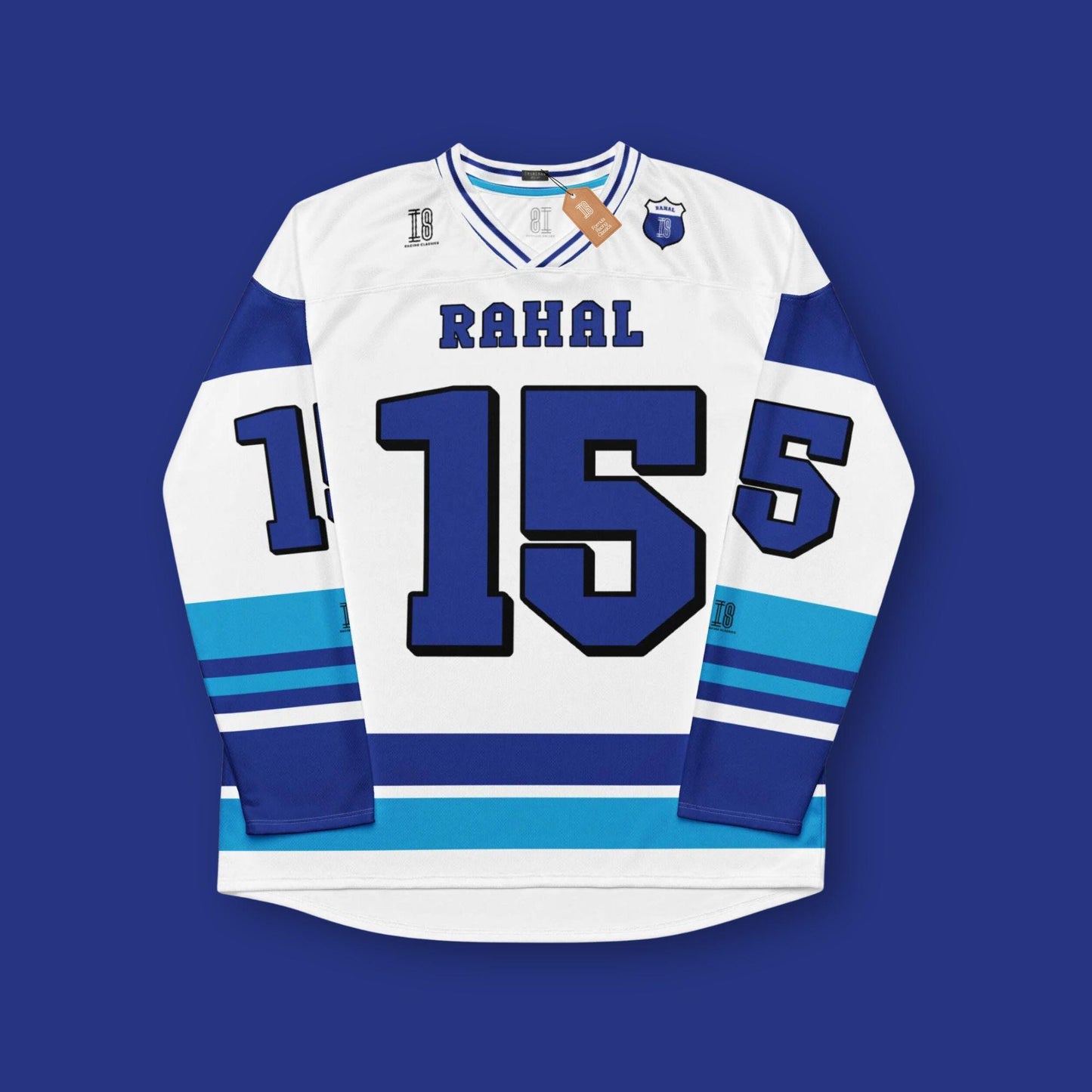 Unisex Oversized Racing Hockey Jersey – Lightweight Racing Streetwear Jersey with Bold Number 15