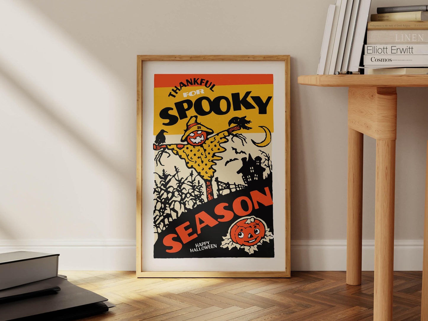Spooky Halloween Print Retro Halloween Art Poster Kitchen Wall Art Halloween Home Decor Digital Print Printable Art Halloween Party Gift
