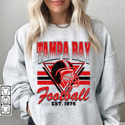 Vintage Tampa Bay Football shirt, Vintage Retro Style Tampa Bay Football, Tampa Bay Football Sweatshirt, Gift For Football Fan Sport