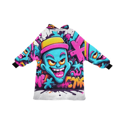 Kids Blanket Hoodie Cartoon Comics