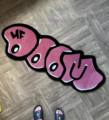 MF Doom Rug Custom Rug Cd rug Rap Rug Doom rug Tufted Rug Custom carpet rug Living Room rug Rugs for bedroom aesthetic Hypebeast rug