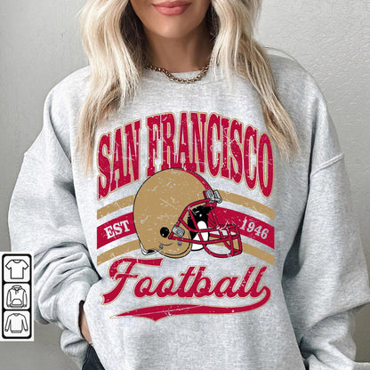 Vintage San Francisco shirt,San Francisco Football Shirt,Sunday Shirt, San Francisco Football Fan shirt, Game Day apparel Football Fan Sport