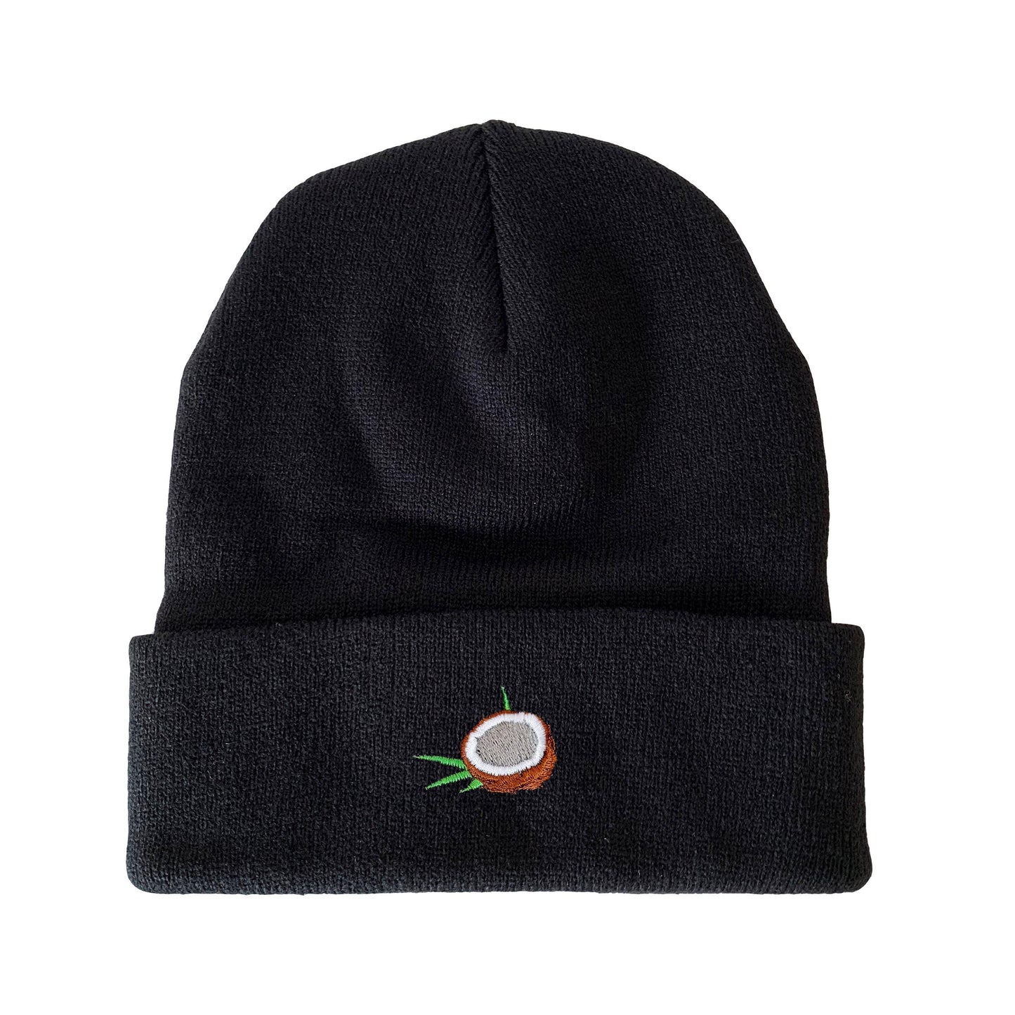 Coconut Embroidered Beanie Winter Beanie