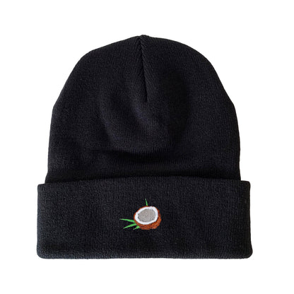 Coconut Embroidered Beanie Winter Beanie