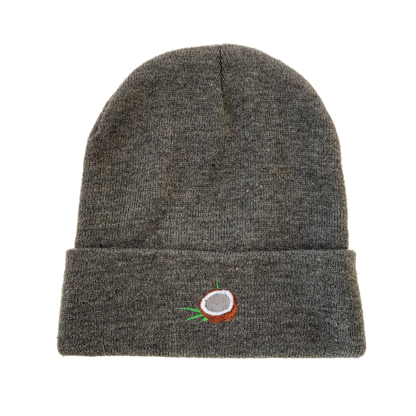 Coconut Embroidered Beanie Winter Beanie