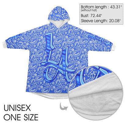 LA Logo Blanket Hoodie Unisex Loungewear