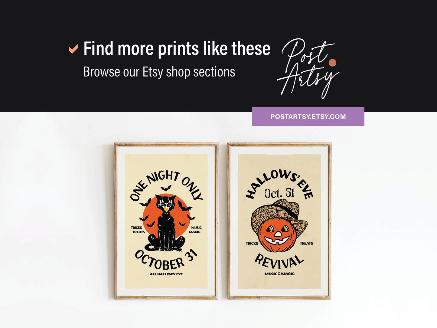 Spooky Halloween Print Retro Halloween Art Poster Kitchen Wall Art Halloween Home Decor Digital Print Printable Art Halloween Party Gift