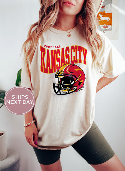 Retro Kansas City Football Shirt, Vintage Kansas City Football Shirt, Kansas City Football, Trendy Kansas City Football Shirt,Game Shirt