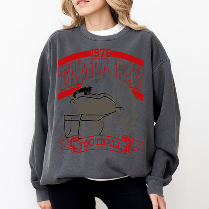 Retro 90s Style Tampa Bay Football Sweatshirt, Game Day Shirt, Tampa Bay Team Football Shirt, Sunday Tampa Bay, Tampa Bay Football