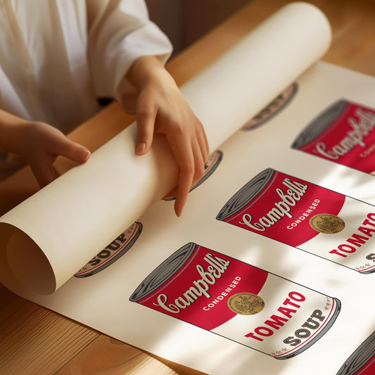 Andy Warhol Tomato Soup pop art poster, Andy Warhol Tomato Soup Print, Campbell Soup Poster, Kitchen wall decor
