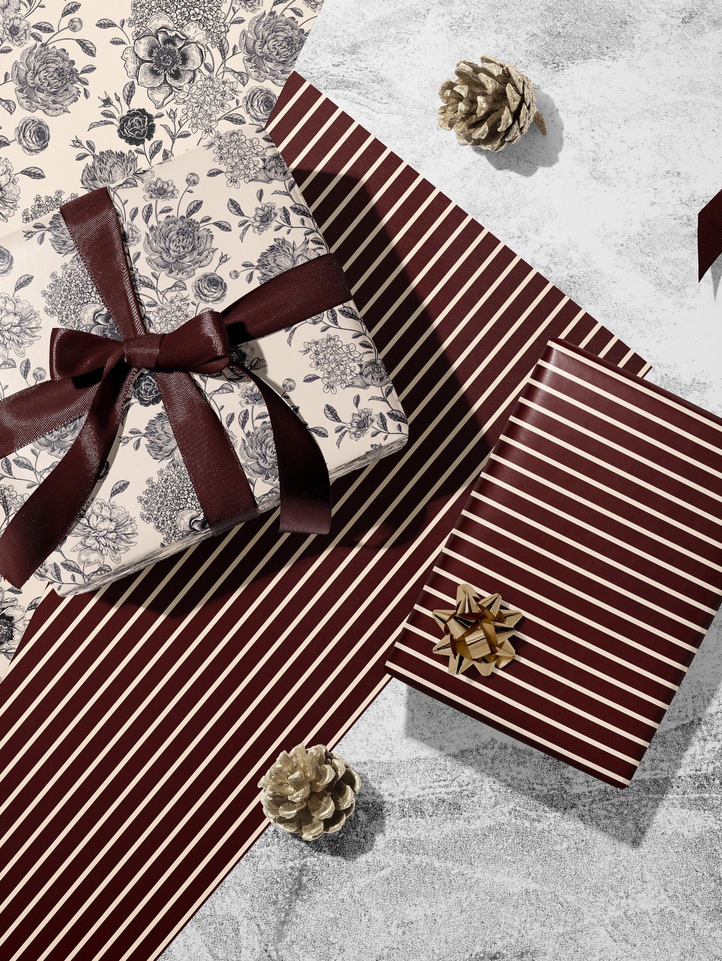 Flower Wrapping Paper Wedding Gift Wrap Floral Gift Wrap Elegant Christmas Gift Wrap Baby Shower Gift Wrap Special Occasion Gift Wrap Rose