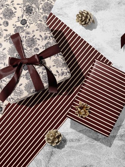 Flower Wrapping Paper Wedding Gift Wrap Floral Gift Wrap Elegant Christmas Gift Wrap Baby Shower Gift Wrap Special Occasion Gift Wrap Rose