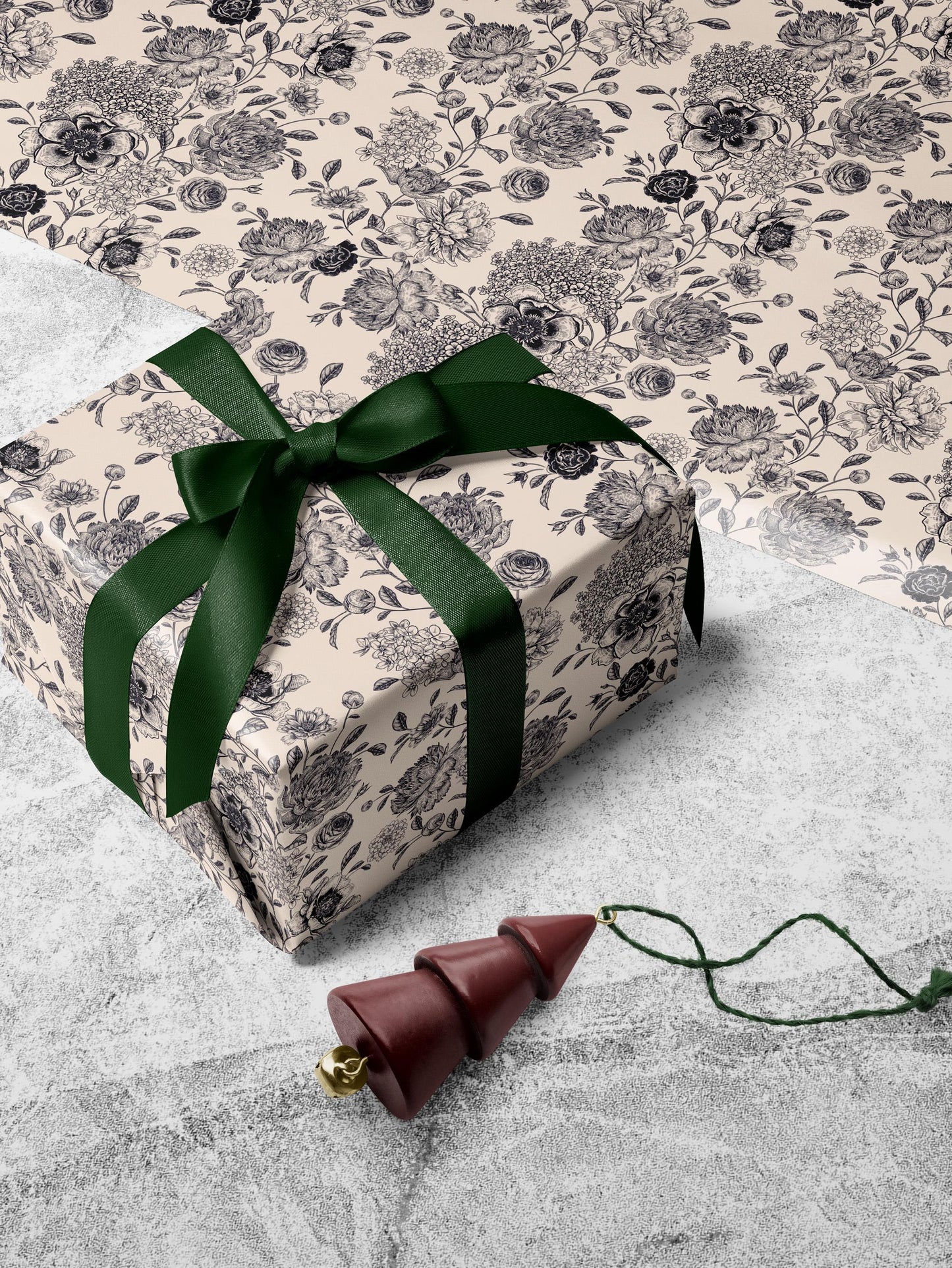 Flower Wrapping Paper Wedding Gift Wrap Floral Gift Wrap Elegant Christmas Gift Wrap Baby Shower Gift Wrap Special Occasion Gift Wrap Rose