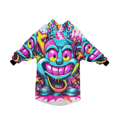 Kids Blanket Hoodie Cartoon Comics Art