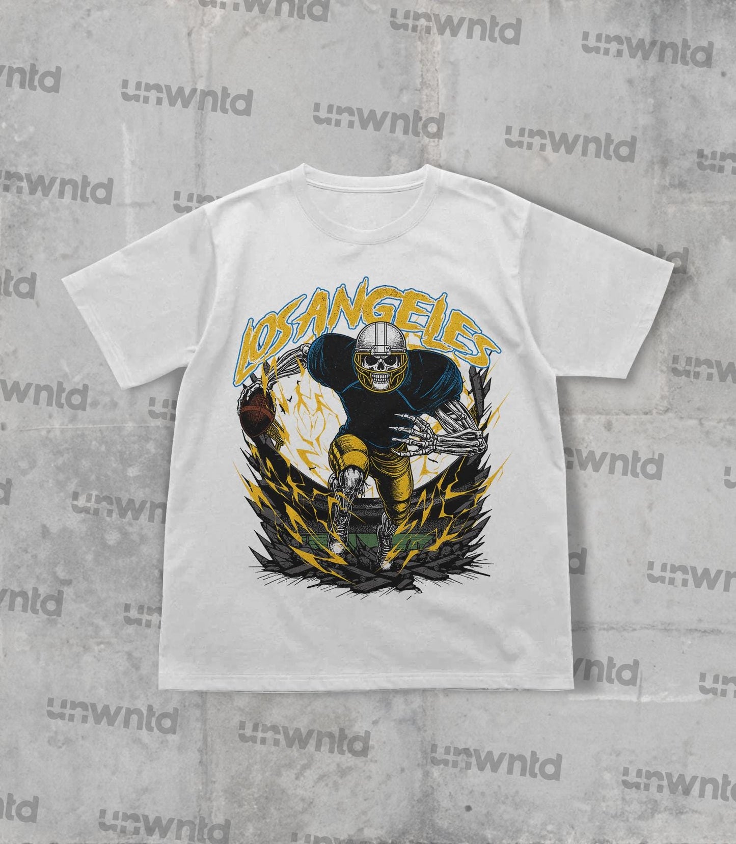 Los Angeles Football Shirt - Graphic Tees - Skeleton Shirt - Merch Tee - Gift Shirt - Bootleg Shirt - Vintage - Skeleton Shirt - Chargers