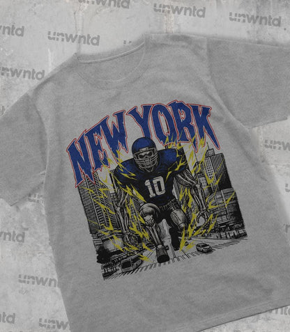 New York Football Shirt - Graphic Tees - Skeleton Shirt - Merch Tee - Gift Shirt - Bootleg Shirt - Vintage - Skeleton Shirt - Giants