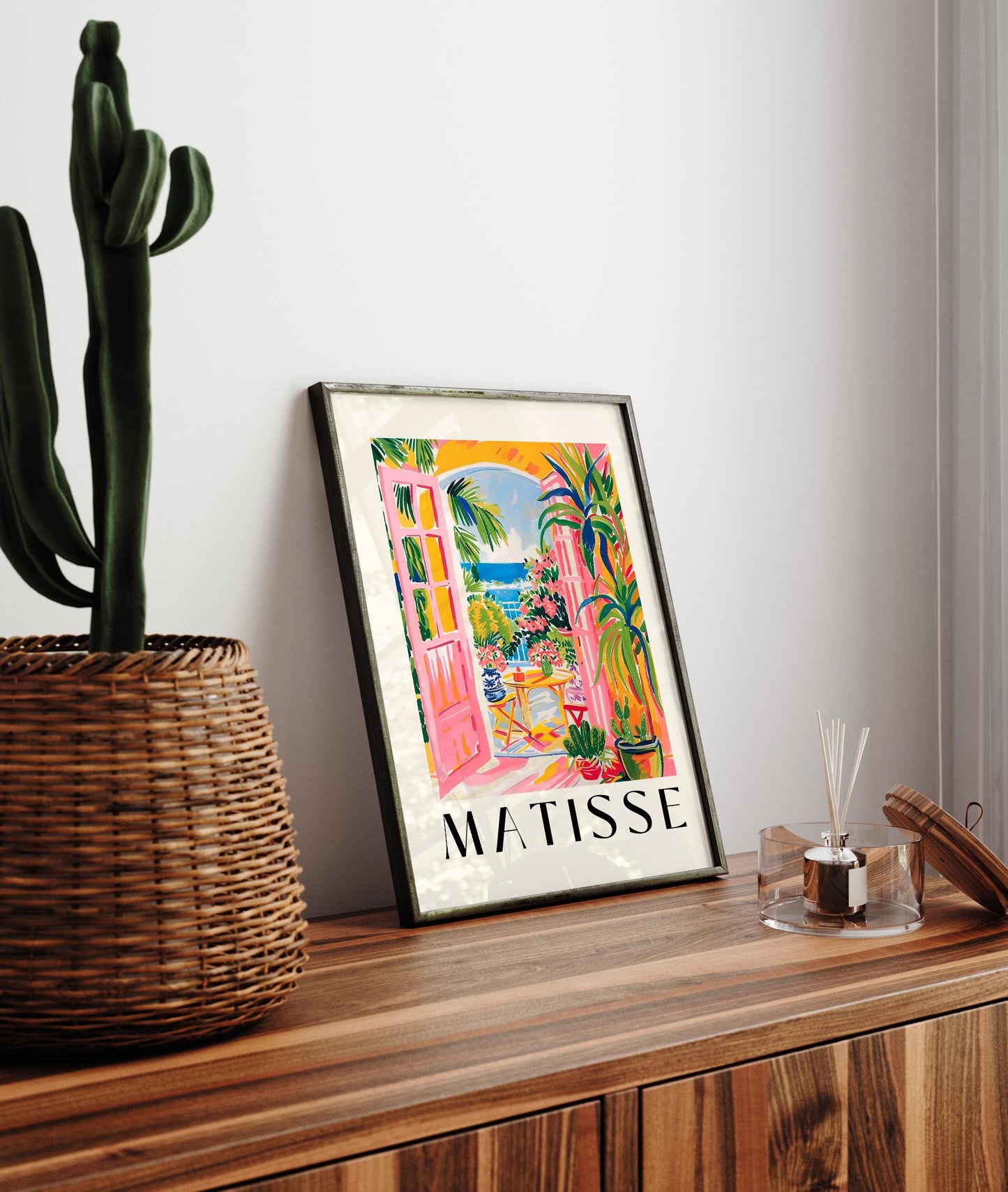 Henri Matisse Print: Pink Beachy Boho Art Poster
