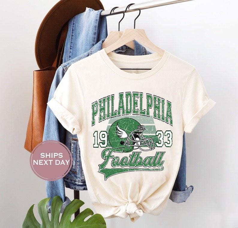 Philadelphia Football Sweatshirt, Vintage Style Gift, Football Tee, Philadelphia Fans Shirt, Philadelphia Football Shirt, Philadelphia Retro