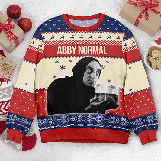 Young Frankenstein Christmas Ugly Sweater - Retro Movie Quote