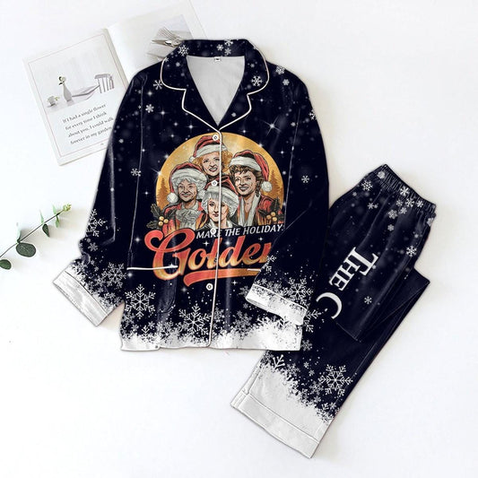 Golden Girls Pajamas Set, Stay Golden Pajamas Pants, Golden Girls Tv Show Shirt, The Golden Ghouls Movie Pajamas, Christmas Gift