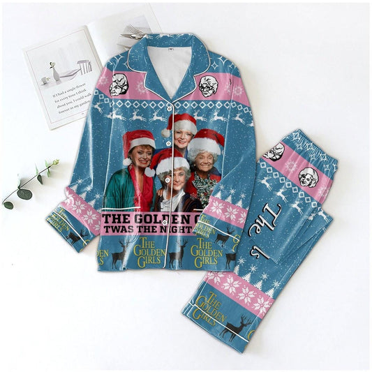 Golden Girls Pajamas Set, Golden Girls Movie Shirt, Stay Golden Pajamas, Stay Golden Tv Series Pajamas, Stay Golden Christmas Pajamas
