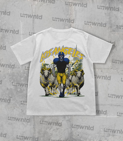 Los Angeles Football Shirt - Graphic Tees - Skeleton Shirt - Merch Tee - Gift Shirt - Bootleg Shirt - Vintage - Skeleton Shirt - Rams