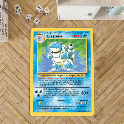 Blastoise rug, Blastoise 100 hp card rug