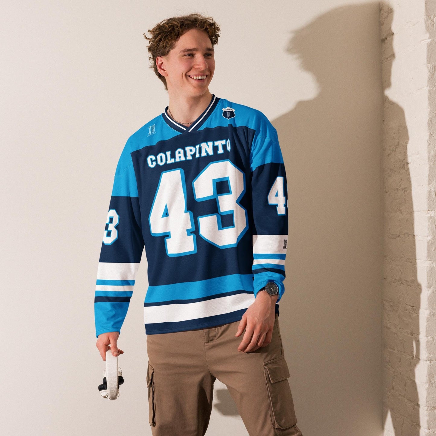 Unisex Oversized Racing Hockey Jersey– Lightweight Racing Hockey Jersey with Bold Number 81 Fan Gift