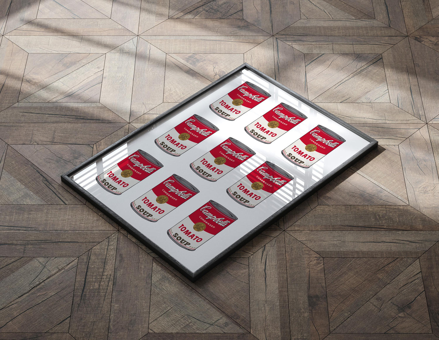 Andy Warhol Tomato Soup pop art poster, Andy Warhol Tomato Soup Print, Campbell Soup Poster, Kitchen wall decor