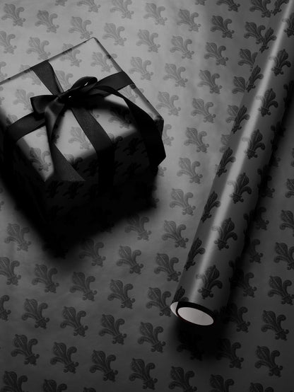 Fleur de Lis Wrapping Paper Birthday Gift Wrap French Design Elegant Gift Wrap Decorative Paper Unique Wrapping Paper Premium Gift Wrap
