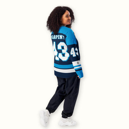 Unisex Oversized Racing Hockey Jersey– Lightweight Racing Hockey Jersey with Bold Number 81 Fan Gift