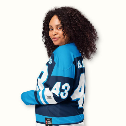 Unisex Oversized Racing Hockey Jersey– Lightweight Racing Hockey Jersey with Bold Number 81 Fan Gift