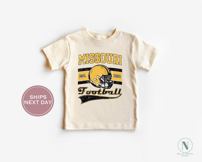 Retro Missouri Football Shirt, Vintage Missouri Football Tee, Columbia Missouri T-Shirt, College Football Shirt
