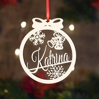 Personalized Christmas Ornament | Custom Name Ornament | Christmas Gift Ornament 2025