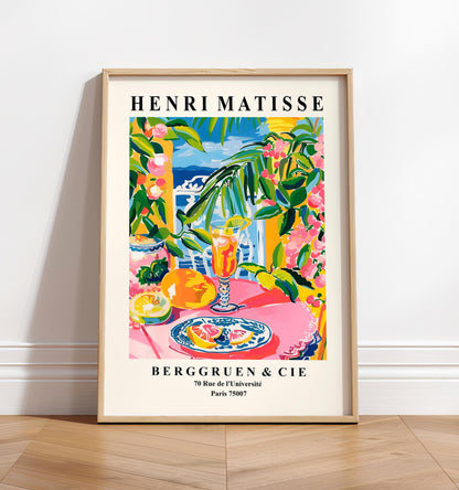 Henri Matisse Margarita Art Print: Tropical Summer Cocktail Wall Art