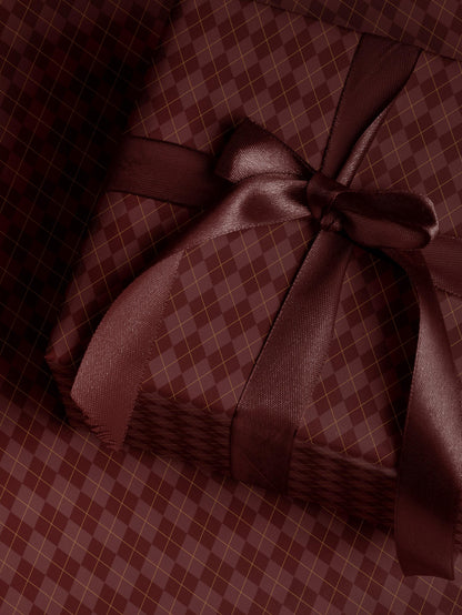 Red Diamond Gift Wrap Mom Traditional Gift Wrap Christmas Wrapping Paper Roll Classic Wrapping Paper Red Argyle Paper Elegant Gift Wrap