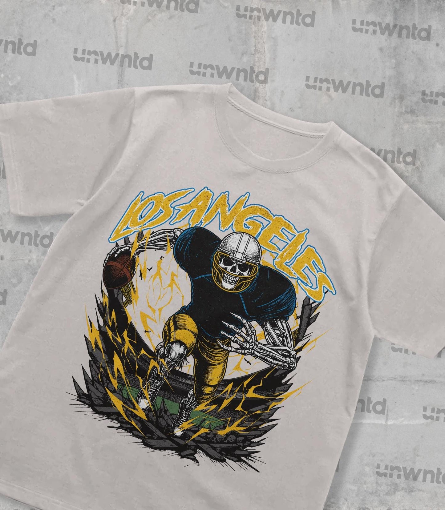 Los Angeles Football Shirt - Graphic Tees - Skeleton Shirt - Merch Tee - Gift Shirt - Bootleg Shirt - Vintage - Skeleton Shirt - Chargers